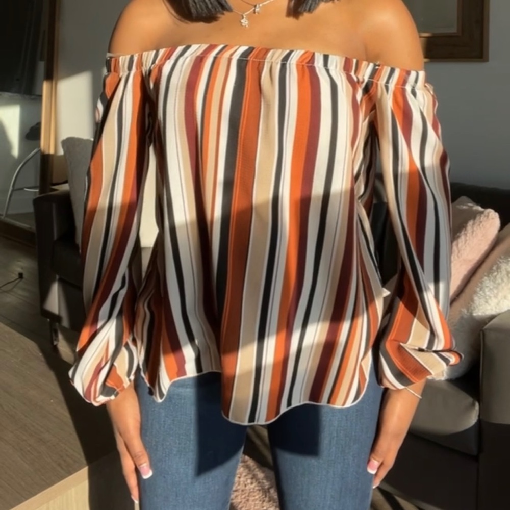 Neutral Striped shirt